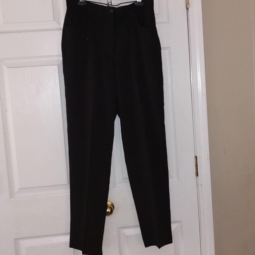 Christopher & Banks black stretch dress pants slacks Sz 8 NWT
